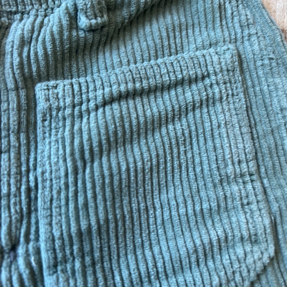 Reformation Alyssa Army Green Corduroy Boot Cut Pants - Picture 10 of 10